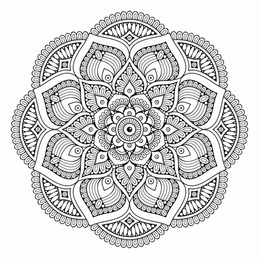 Mandala Boyama ve Örnekleri